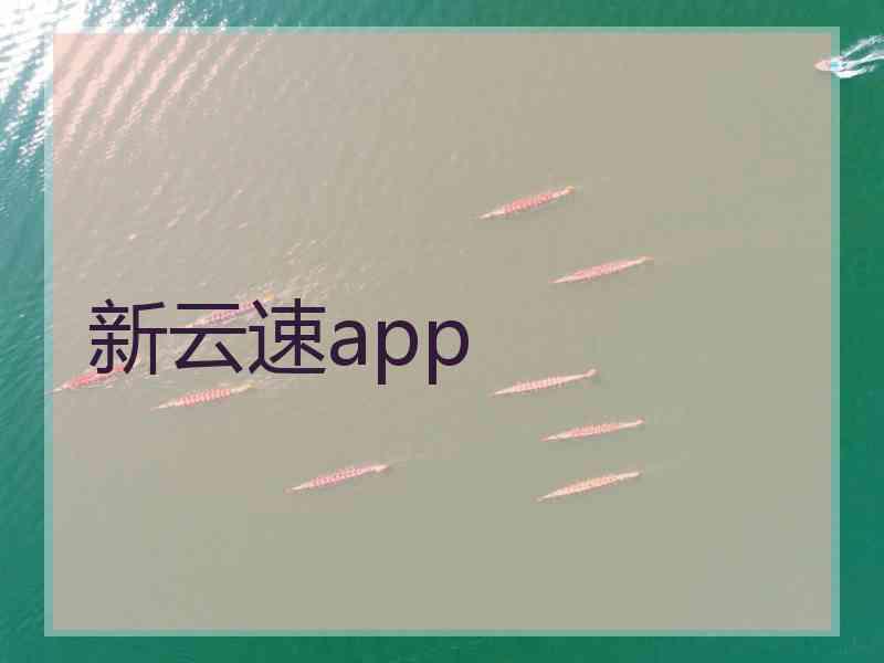 新云速app