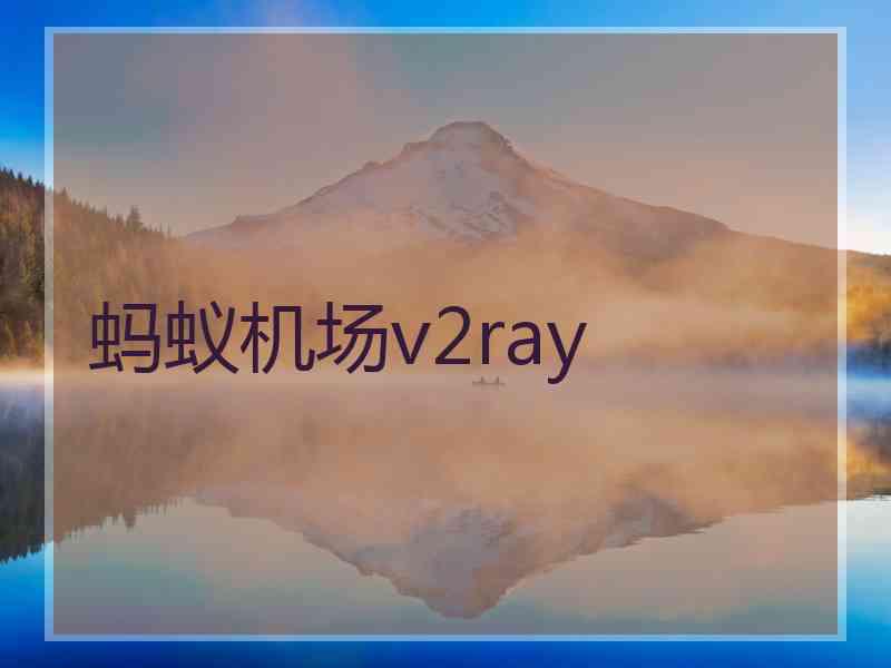 蚂蚁机场v2ray