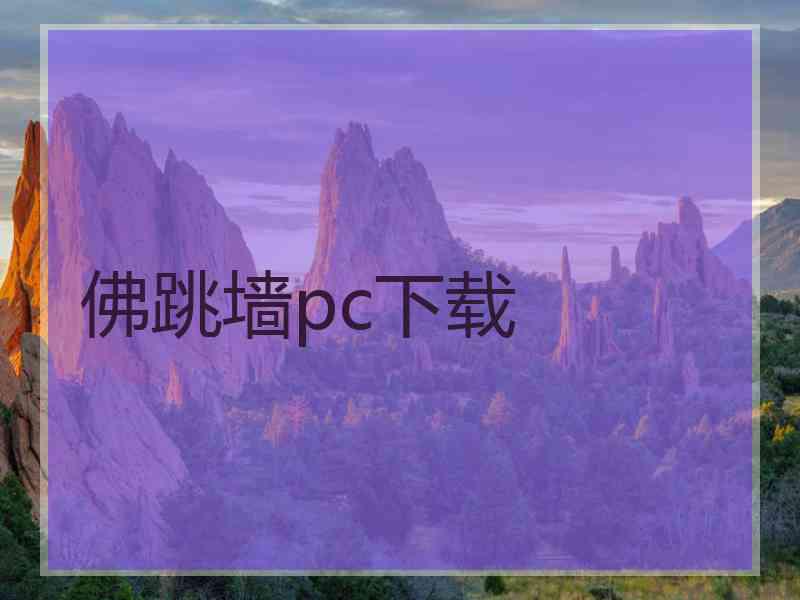 佛跳墙pc下载