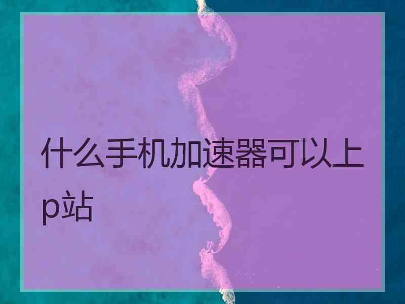 什么手机加速器可以上p站