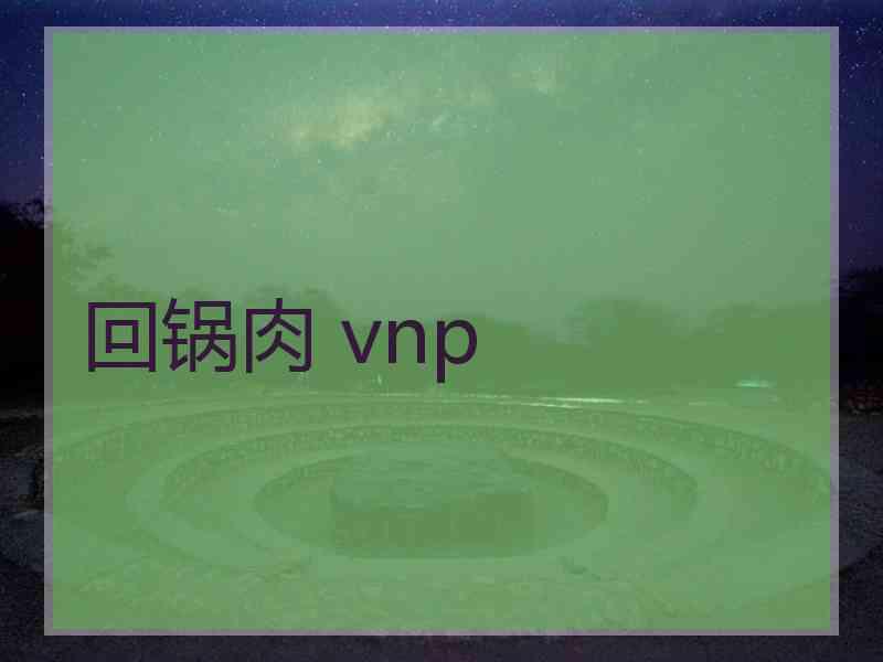 回锅肉 vnp