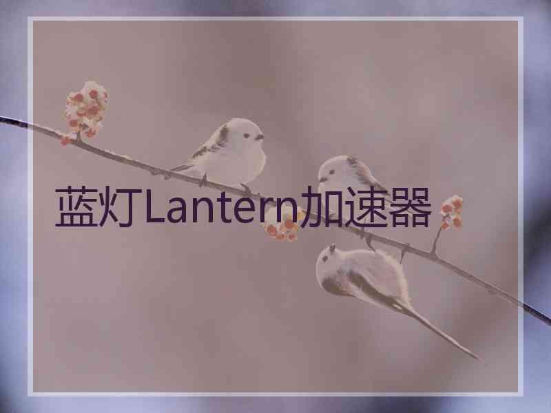 蓝灯Lantern加速器