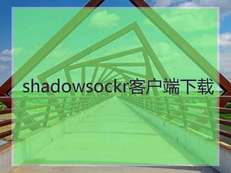 shadowsockr客户端下载