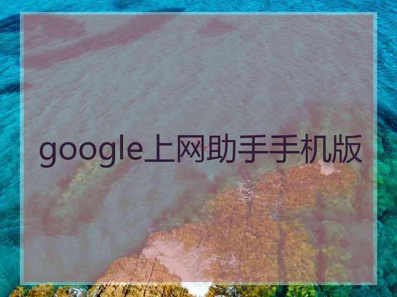 google上网助手手机版